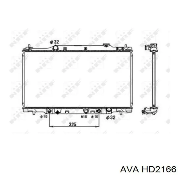 HD2166 AVA радиатор