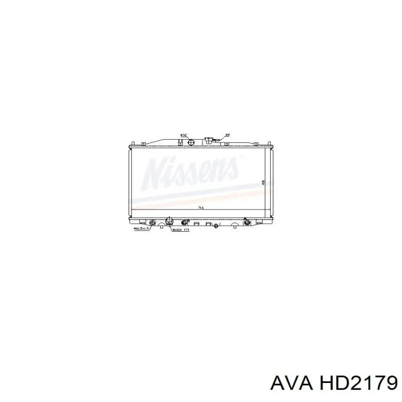 Купить HD2179 AVA Радиатор водяной