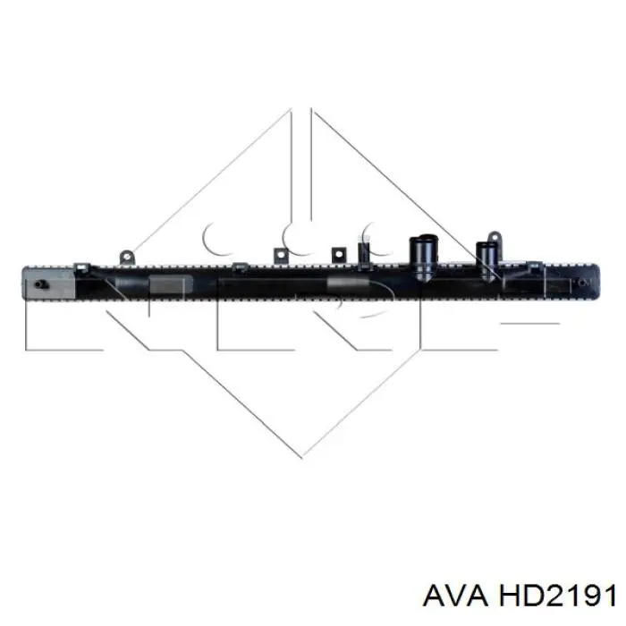 Радиатор охлаждения двигателя AVA HD2191 цена, от 91.58 USD