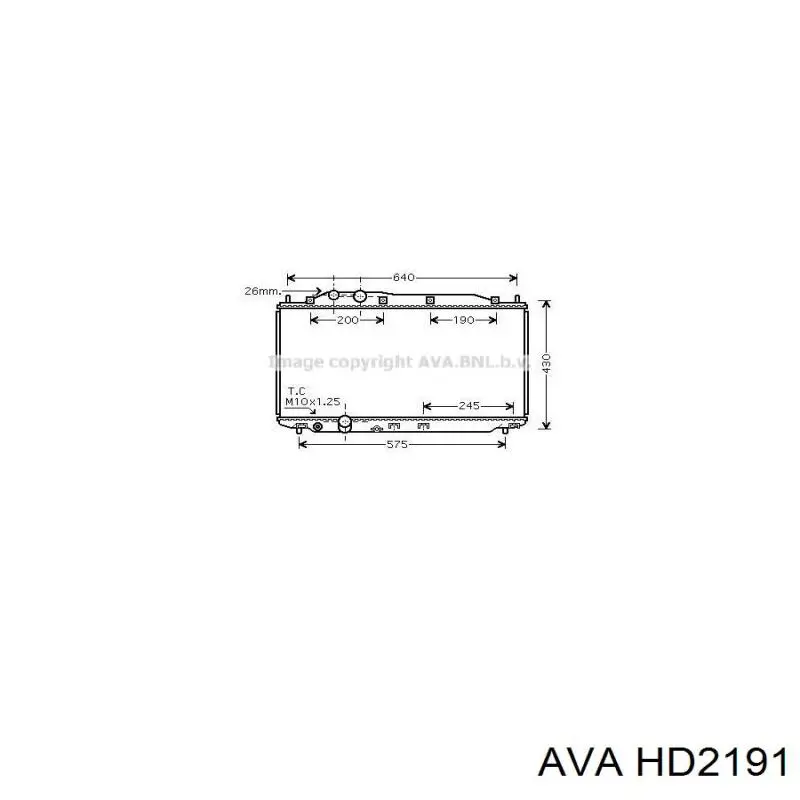HD2191 AVA радиатор