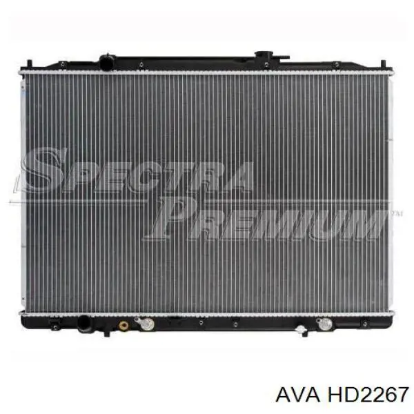 Радиатор охлаждения двигателя AVA HD2267 цена, от 120.49 USD