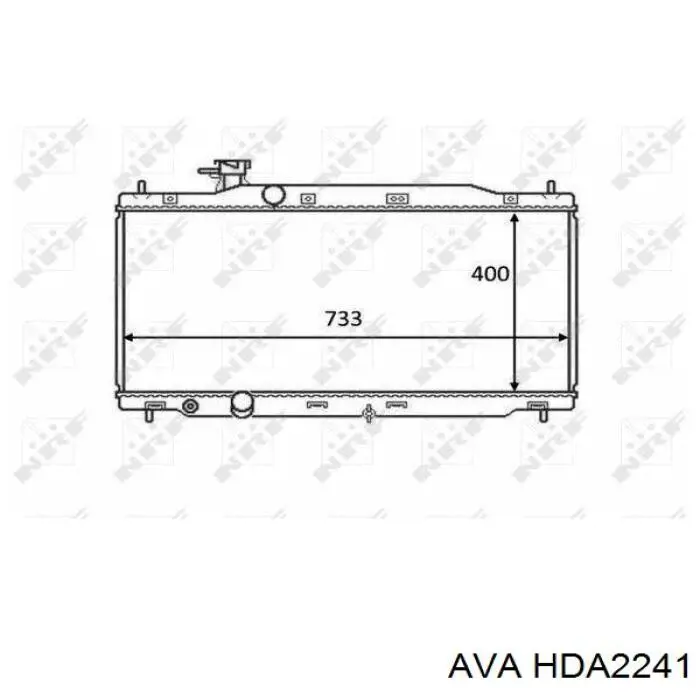 HDA2241 AVA радиатор