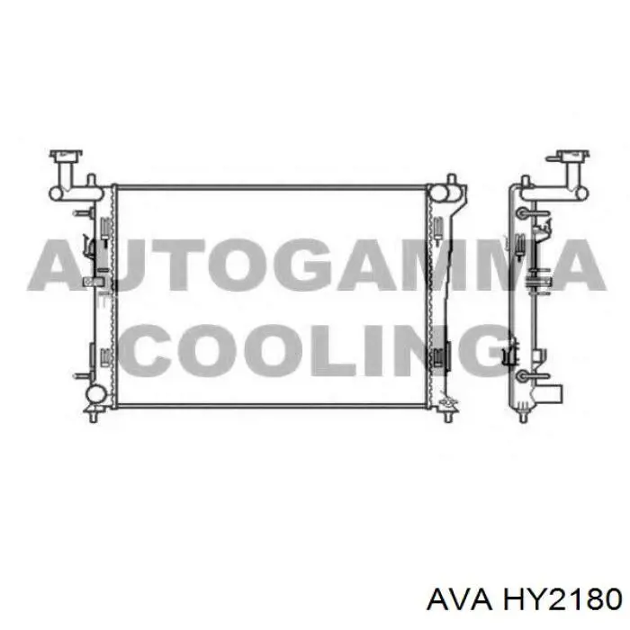 HY2180 AVA радиатор
