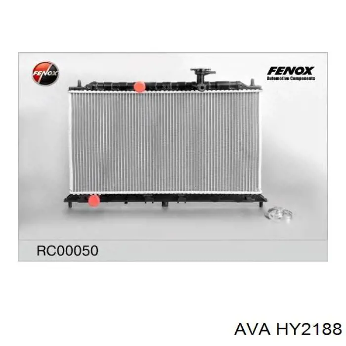 Радиатор охлаждения двигателя AVA HY2188 цена, от 69.69 USD