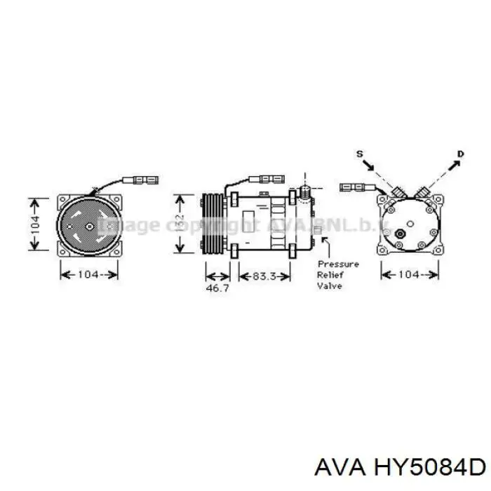 HY5084D AVA Конденсатор