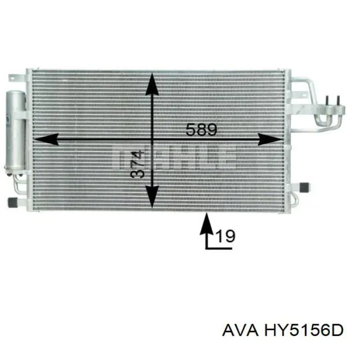 HY5156D AVA radiador de aparelho de ar condicionado