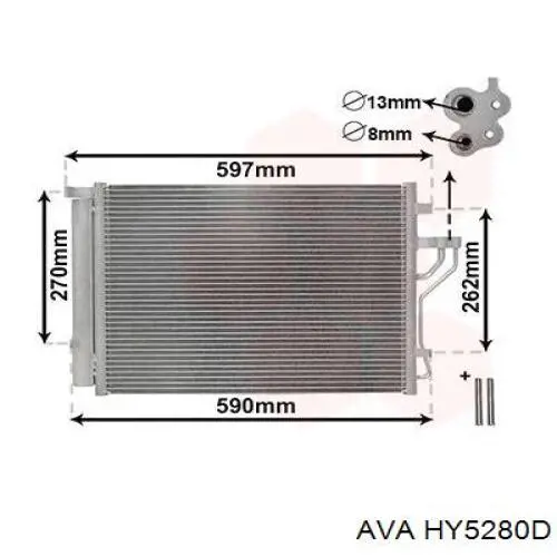 HY5280D AVA Конденсатор
