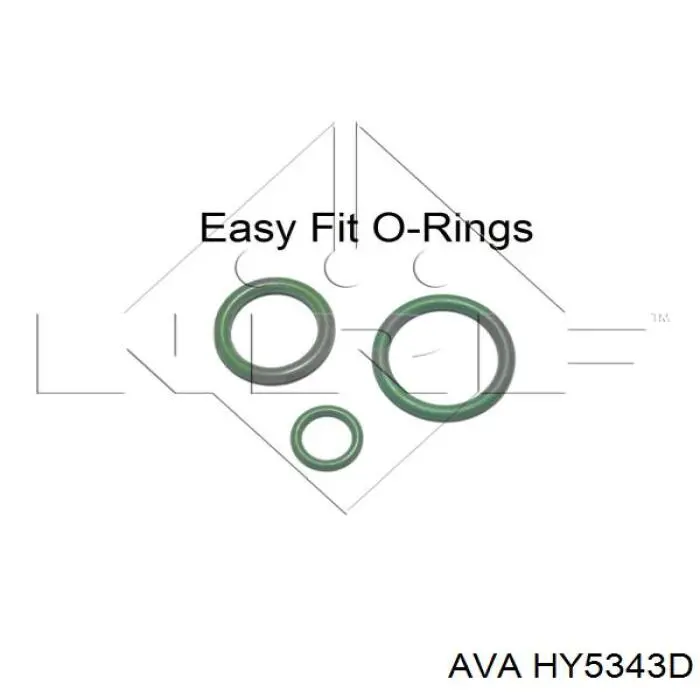 HY5343D AVA radiador de aparelho de ar condicionado