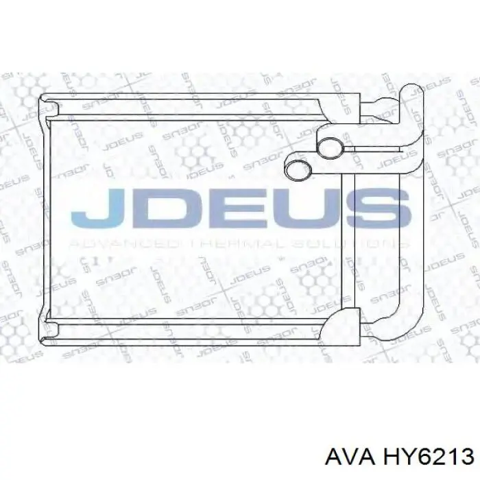 Радиатор печки (отопителя) AVA HY6213 цена, от 42.78 USD