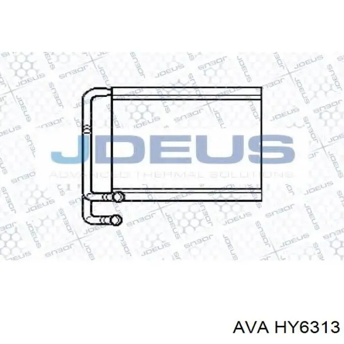 Радиатор печки HY6313 AVA