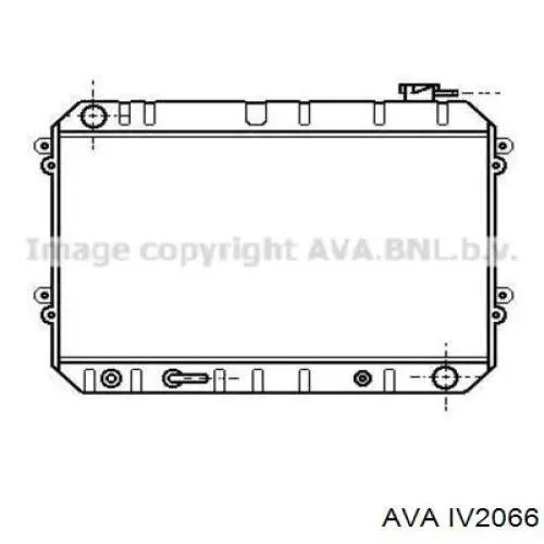 Радиатор IV2066 AVA