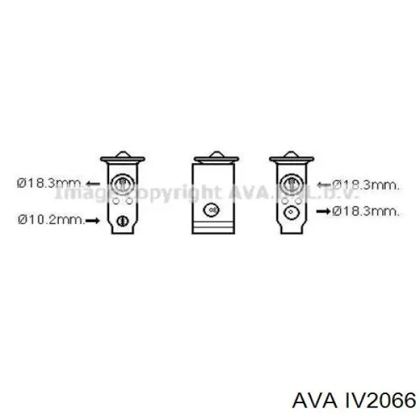 Радиатор охлаждения AVA IV2066