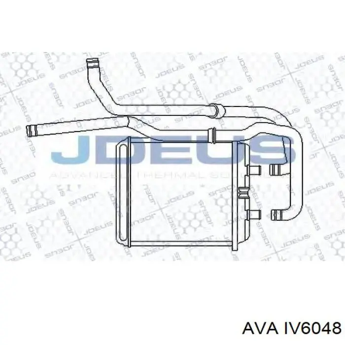 Радиатор отопителя AVA IV6048