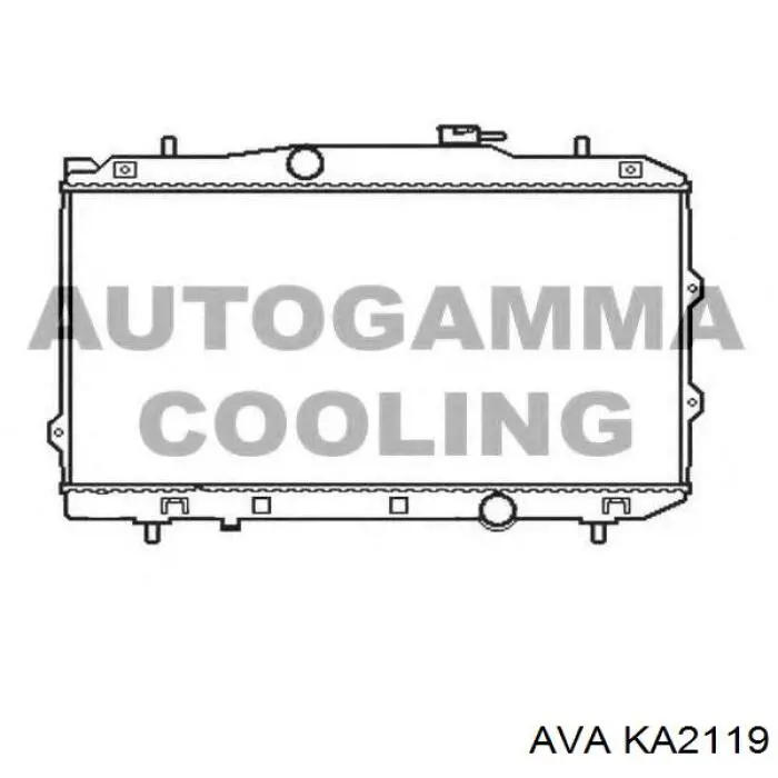 Радиатор KA2119 AVA