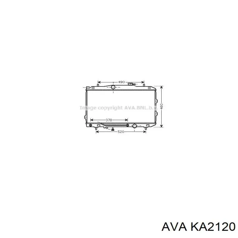 Радиатор KA2120 AVA