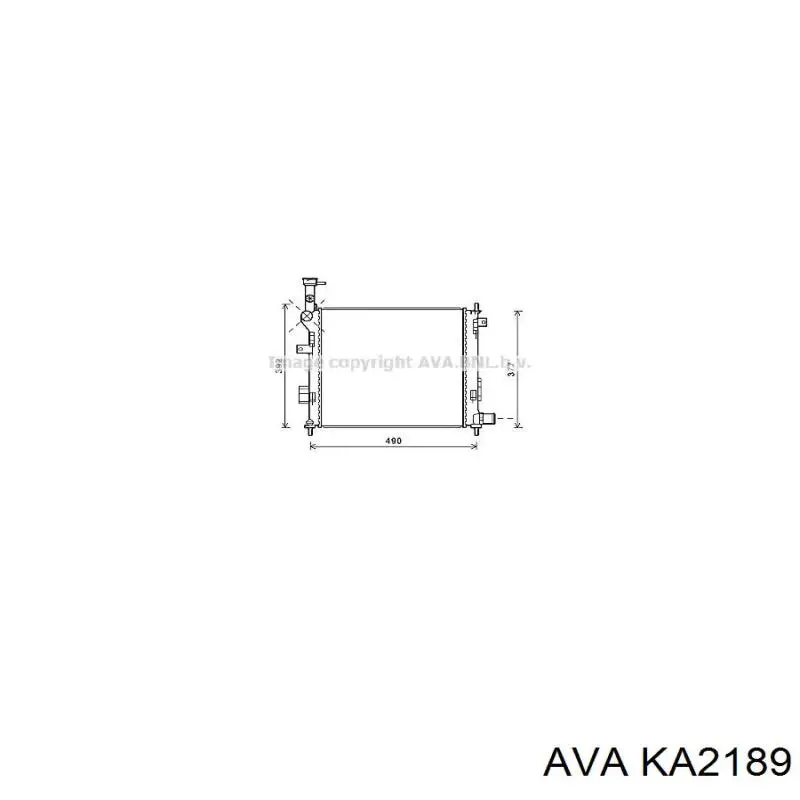 Радиатор KA2189 AVA