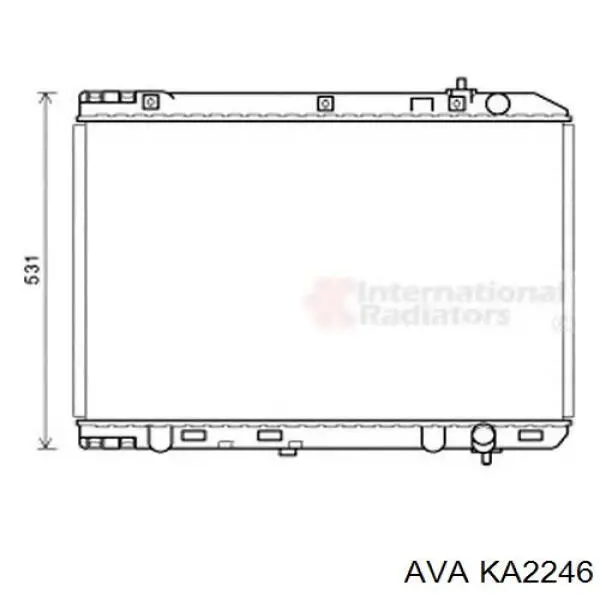 Радиатор S253104D200 Hyundai/Kia