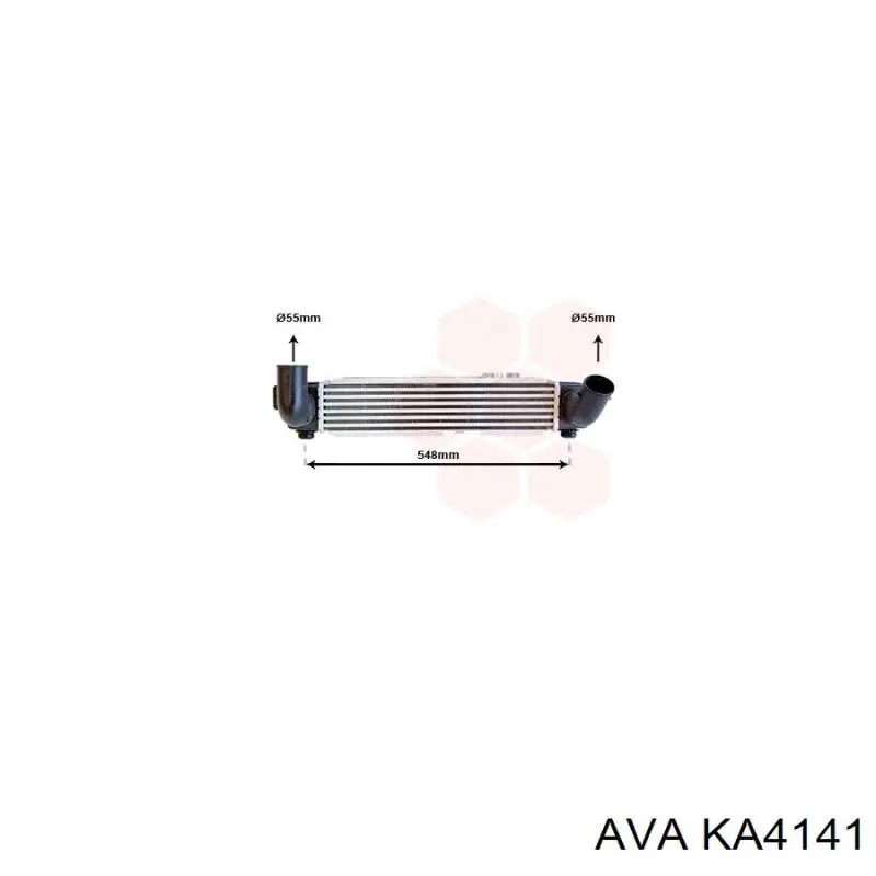 Интеркулер KA4141 AVA