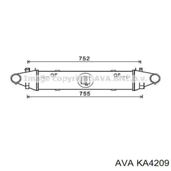 Интеркулер KA4209 AVA
