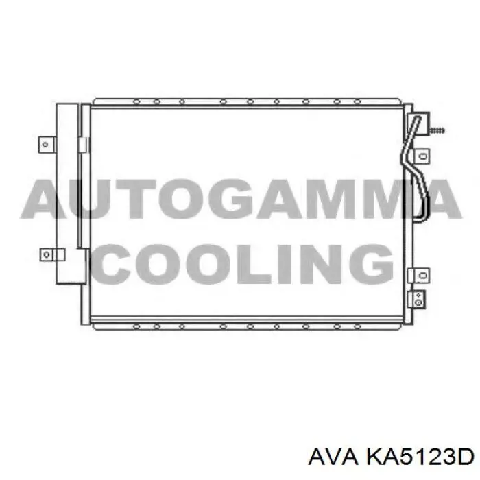 Конденсатор кондиционера AVA KA5123D цена, от 108.79 USD