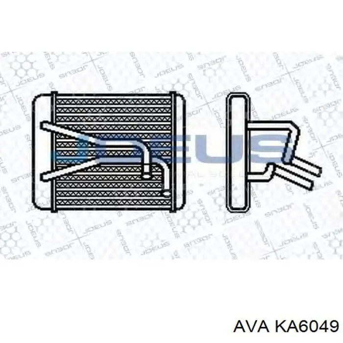 Радиатор отопителя Hyundai/Kia 0K2A161A10A