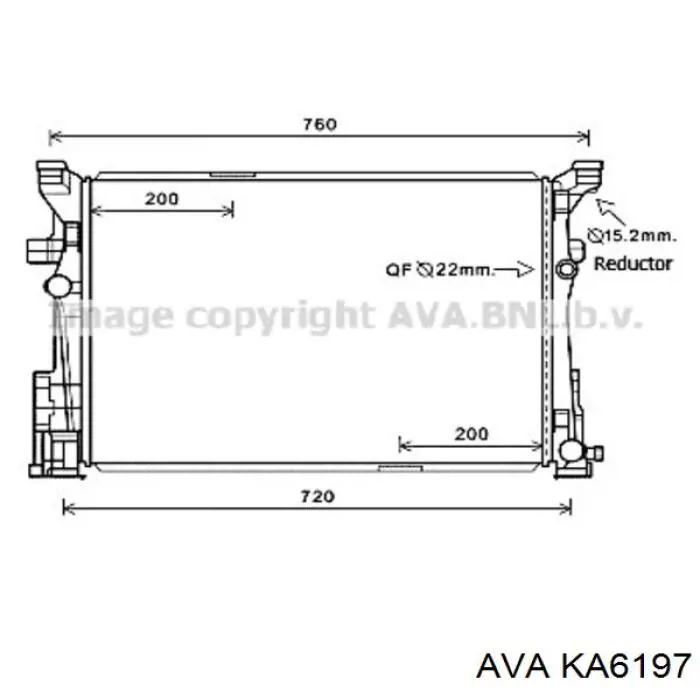 Купить D60312TT Thermotec Радиатор печки