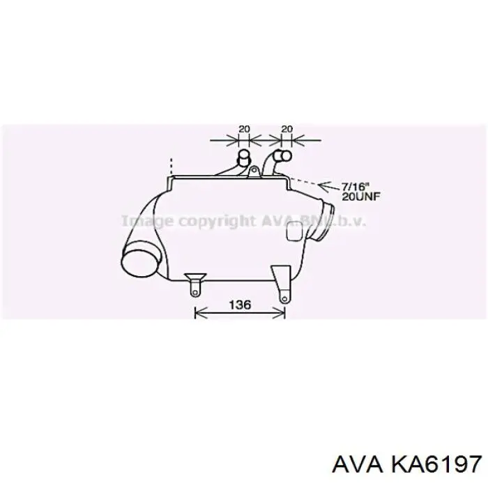 Радиатор печки D60312TT Thermotec