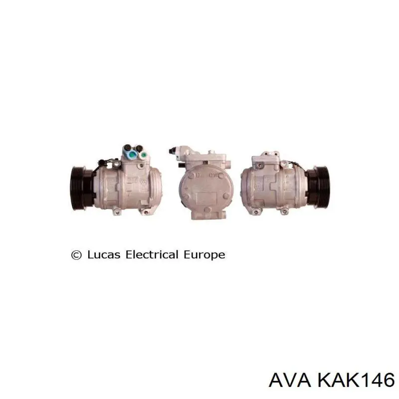 Компрессор системы кондиционирования AVA KAK146 цена, от 167.04 USD
