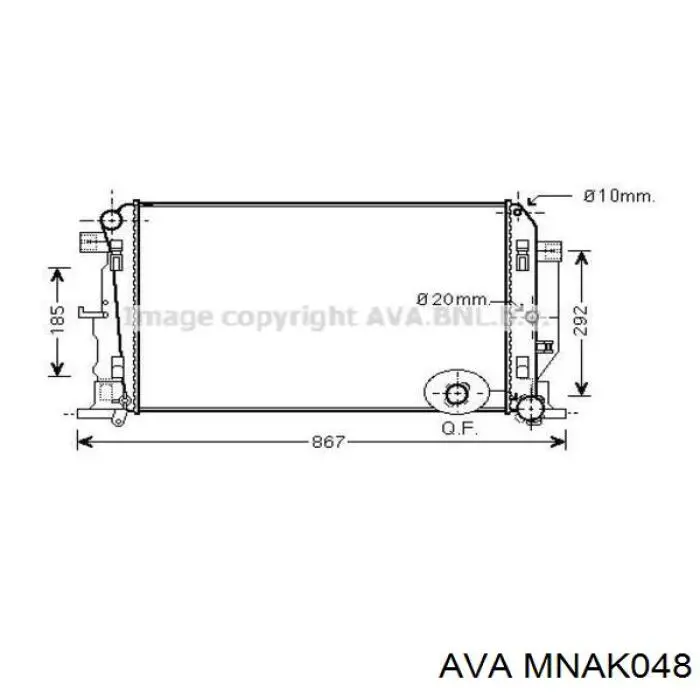 Компрессор системы кондиционирования AVA MNAK048 цена, от 196.16 USD