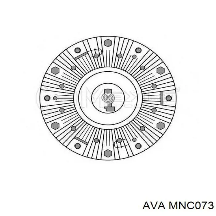 Муфта вентилятора AVA MNC073