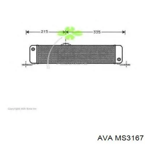 MS3167 AVA радиатор масляный