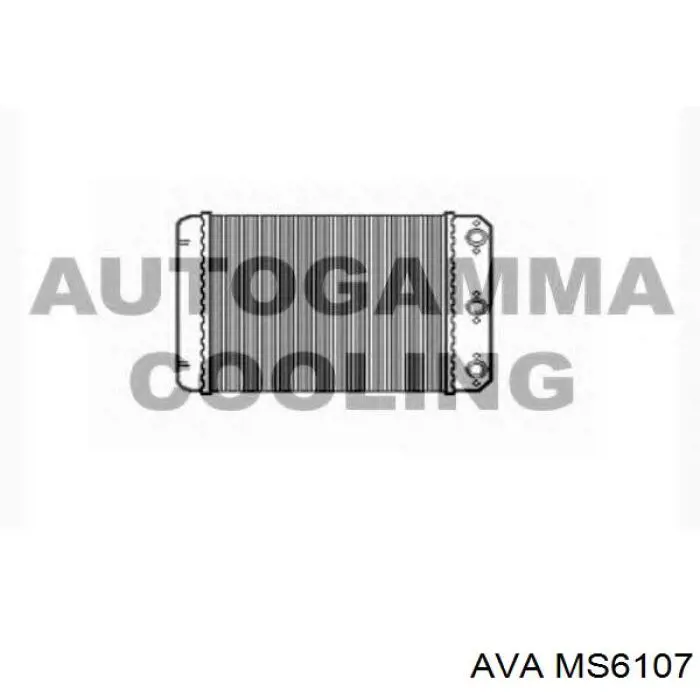 MS6107 AVA радиатор печки