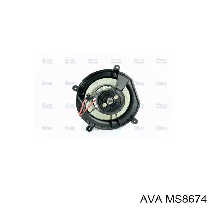 Мотор вентилятора печки (отопителя салона) AVA MS8674 цена, от 95.12 USD