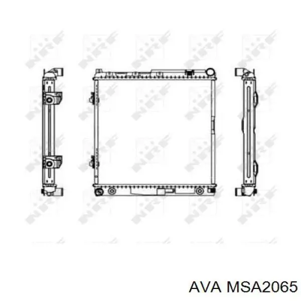 MSA2065 AVA радиатор