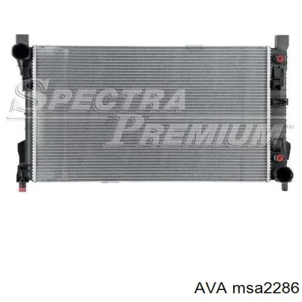 Радиатор охлаждения двигателя AVA MSA2286