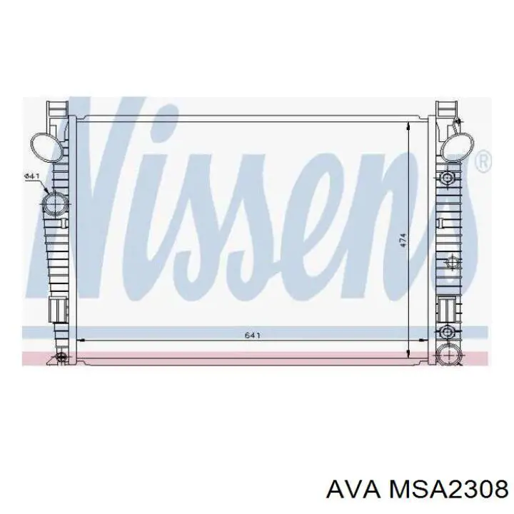 Радиатор MSA2308 AVA