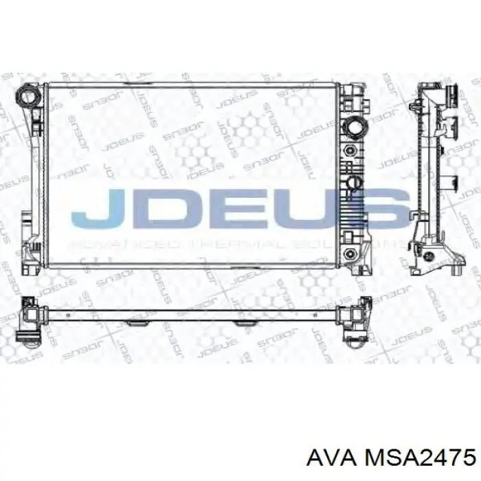 Радиатор MSA2475 AVA