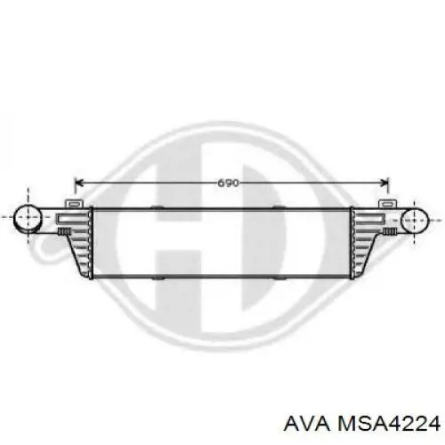 Купить MSA4224 AVA Интеркулер