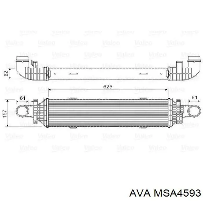 MSA4593 AVA интеркулер