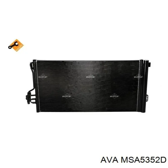 Радиатор кондиционера MSA5352D AVA