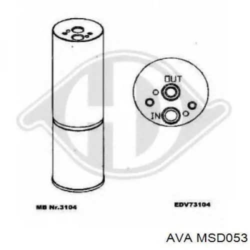 Осушитель кондиционера AVA MSD053 цена, от 19.84 USD