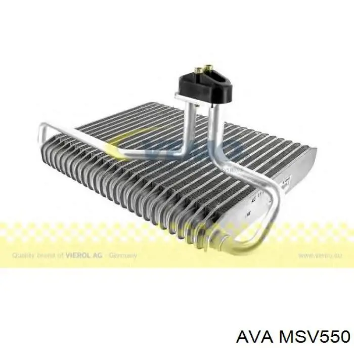 Радіатор кондиціонера салонний, випарник MSV550 AVA