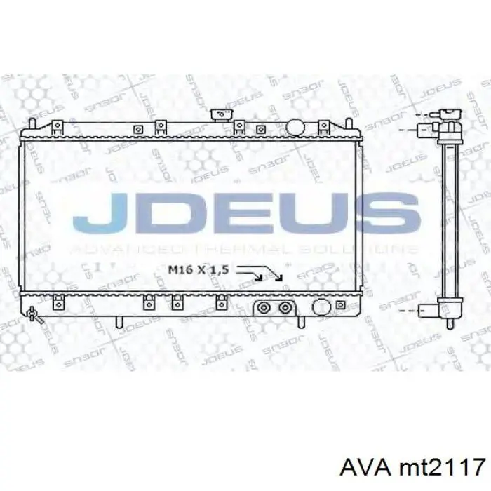 Радиатор охлаждения Mitsubishi MB924451