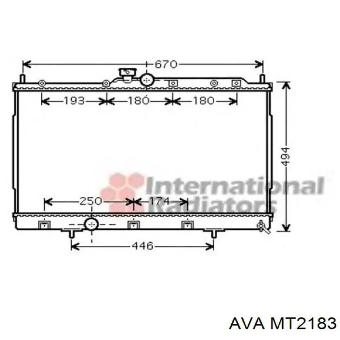 MT2183 AVA радиатор