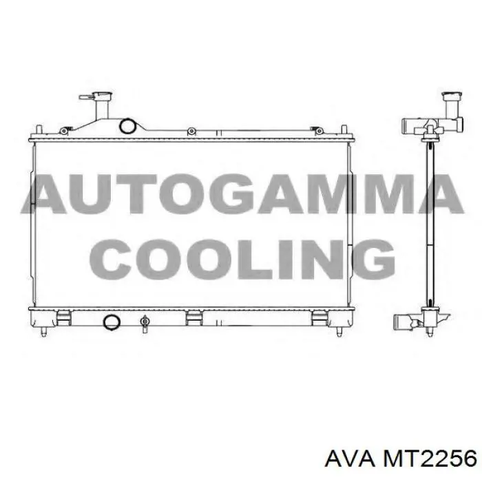 Радиатор MT2256 AVA