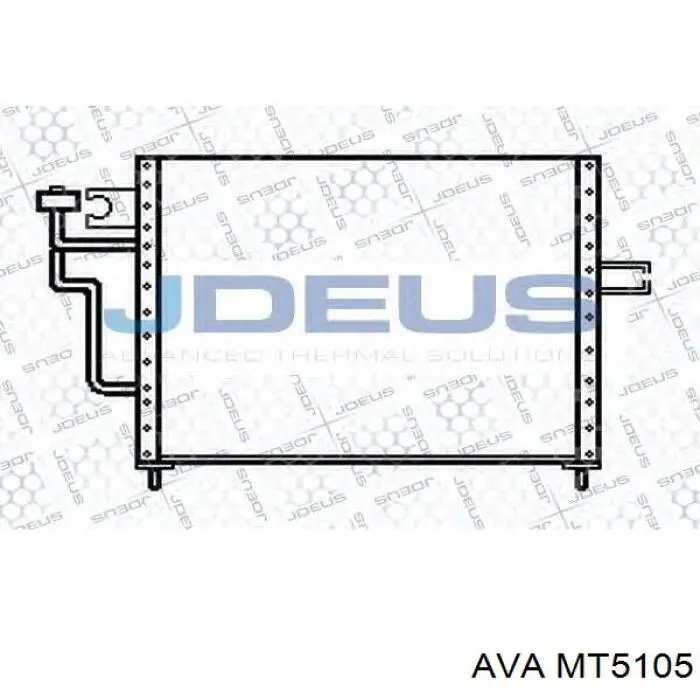 Радиатор кондиционера MT5105 AVA