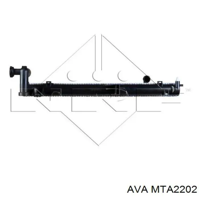 Радиатор охлаждения двигателя AVA MTA2202 цена, от 110.94 USD
