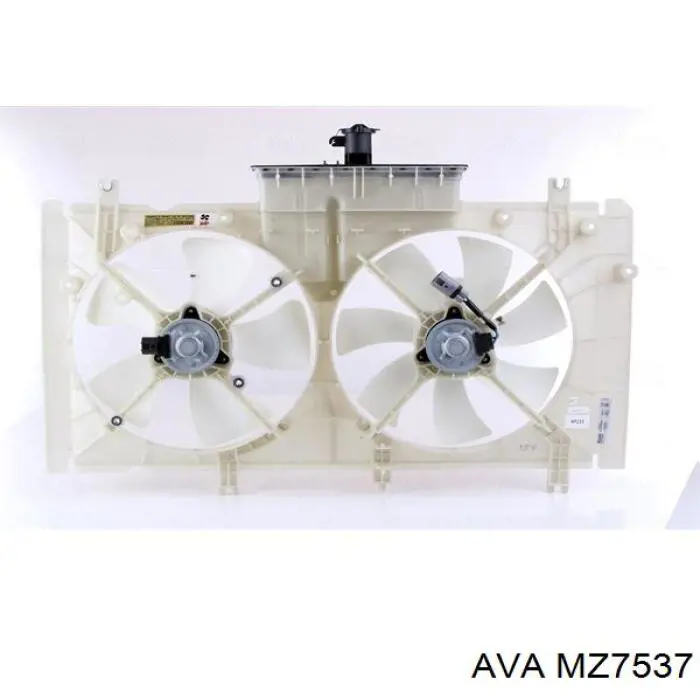 MZ7537 AVA Диффузор радиатора охлаждения в сборе с мотором