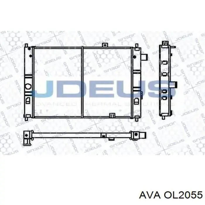 Радиатор OL2055 AVA