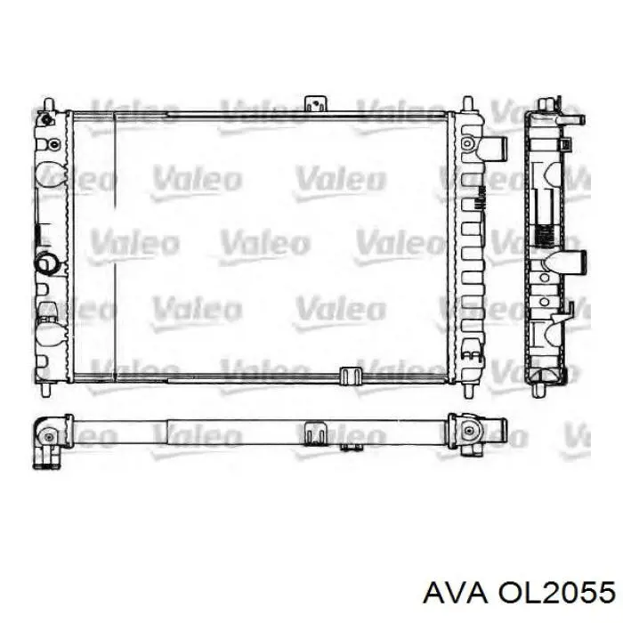 Купить OL2055 AVA Радиатор водяной